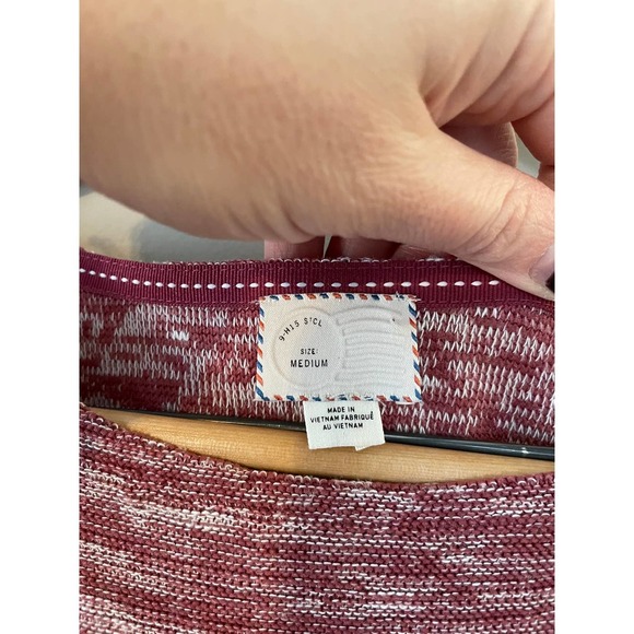 Postmark Anthropologie Malu Space Duye Top Dolman Button Sleeve - Picture 3 of 5